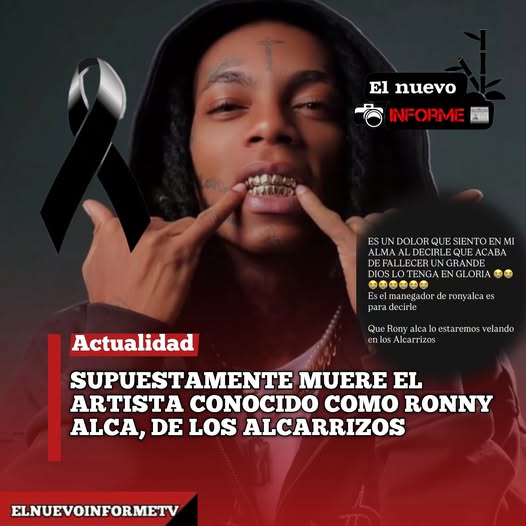Rony Alca, Death, Musical Artist, Dominican Republic - Country in the Caribbean Has Died